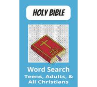 Bible Word Search Puzzle Book: Word searches with easy to read print about the New Testament, Matthew, Mark and More | 6x9 inches, 102 pages | 50+ puzzles ... gift for Christians, Free Time, Vacations