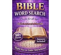 BIBLE WORD SEARCH: Puzzle for all ages 50+ Words