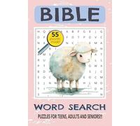 Bible Word Search Puzzle for Teens, Adults and Seniors: 55 Puzzles about the Bible | 6x9 inches, 110 pages with solution pages | Best Way to remember Bible Names, Places and Things anytime anywhere