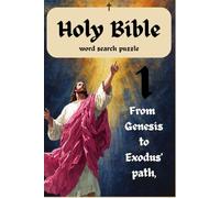 Bible word search puzzles chapter 1: From Genesis to Exodus's path