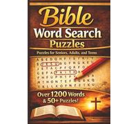 Bible Word Search Puzzles: Word Search Puzzles with Easy-to-Read Print about The Bible, Scripture and Faith | 6x9 inches, 110 pages | 50+ Puzzles | Gift for Vacations, Holidays and Relaxation