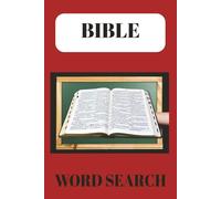 BIBLE WORD SEARCH: Word Search with Easy-to-Read Print about the bible, inspiring biblical figures and more| 6x9 inches,110 pages