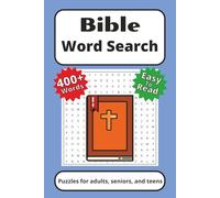 Bible Word Search: Word Searches with Easy to Read Print about The Bible, Christianity, Scripture and more | 6x9 inches, 110 pages | 50+ puzzles... Gift for Vacation, Holidays, and Downtime