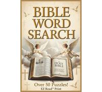 Bible Word Search: Word Searches With Easy to Read Print About the Bible, Psalms, Scripture, and More | 6x9 inches, 110 pages | 50+ Puzzles … Gift for Vacations, Holidays, and Free Times