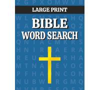 Bible Word Search: Words from Scripture with Large Print | Puzzles for Seniors, Adults, and Kids | 8.5 x 11 inches, 133 pages