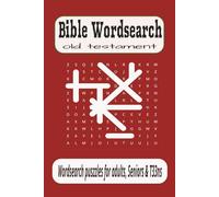 Bible Wordsearch: Word Search Puzzles with Easy to Read Print about Bible wordsearch and More | 6X9 inches, 120 pages | 50+ Puzzles.... Gift for Holidays, Vacations and Relax time