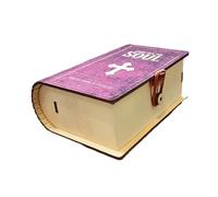 Biblevers Box - Box di preghiera decorativa con supporto per carta di legno per versi incoraggianti | cristiani pratici per uomini donne amici di famiglia adulta madre padre fede ispiratio