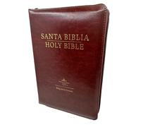 Biblia Bilingue Tamaño Personale RVR1960 Marrone/Marrone Bibbia King Giacomo