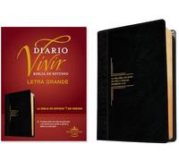 Biblia de estudio del diario vivir / Life Application Study Bible: Reina-Valera 1960, negro/onice, sentipiel, letra grande