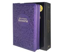 Biblia de Estudio para Mujeres Arco Iris Reina Valera 1960 con Cierre e Indice en Español/Spanish Rainbow Study Bible RVR 1960 with Thumb Index Multicolor