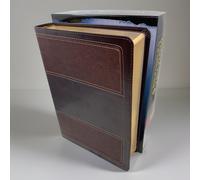 Biblia Di Studio Vita Piena Reina Valera 1960 Pelle Imitazione Caffè Marrone