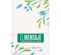 Biblia El Mensaje: La Biblia En Un Lenguaje Claro Y Profundo, Verde Floral, With Ribbon Marker