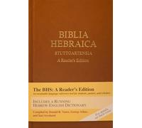 Donald R Vance Yael Avrahami George Biblia Hebraica Stuttgar (Copertina rigida)