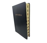 Rvr 1960 Biblia Letra Gigante, Negro, Imitación Piel Con Índice (2023 Ed.):