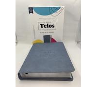 Biblia NVI, Telos Per Giovani, Testo Rivisto 2022, Leathersoft, Grigio, Comfo