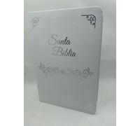 Biblia per Boda Letra Gigante RV1960 Imit. Piel Manuale, Blanco Con Piastra