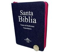 Biblia Promesas Jean Compacta Reina Valera 1960 Fucsia Con Indice Para Jovenes