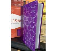 Biblia Reina Valera 1960 Con Refercias Manuale Fina Violeta Plateado 9 Punti