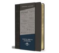 Biblia RVR 1960 letra grande tamaño manual, simil piel gris con nombres de Dios / Spanish Bible RVR 1960 Handy Size Large Print Leathersoft Grey, ... manual, simil piel gris con nombres de dios