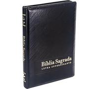 Bíblia Sagrada Letra Supergigante com índice e zíper: Nova Almeida Atualizada (NAA) com Letras Vermelhas