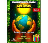 Bíblia Sagrada Para Crianças: Coleção Aprenda Colorindo