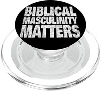 Biblica Cristiana Mascolinità Fede Valori del patrimonio forte PopSockets PopGrip per MagSafe