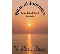 Biblical Journey: Word Searches with Easy to Read Print about Bible, The Testament, The Scriptures and More|6x9 inches, 110 pages| 55 Puzzles...Gift for Vacations, Holidays and Free Time