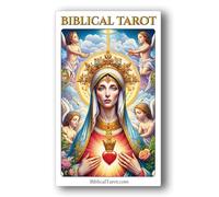 Biblical Tarot Deck: un mazzo di 78 carte e una guida. Unico, basato sulla saggezza della Bibbia. Qualità premium. Flessibile e facile da mescolare. Stampa ad alto dettaglio. Dimensioni intere: 11,9 x