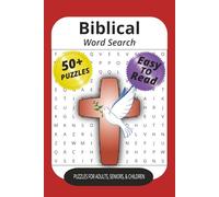 Biblical Word Search Puzzle Book: Word Searches with Easy to Read Print about Biblical Characters, Places, Terms, and More | 6x9 inches, 110 pages | ... Gift for Vacations, Holidays and Free Times