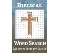 Biblical Word Search: Word Find Puzzle Book with Easy-to-Read Print about the Bible, Christian Faith, Love, Hope, and More | 6x9 inches, 111 pages | ... Gift for Vacations, Holidays, and Down Time
