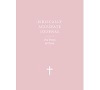 Biblically Accurate Journal: The Words Of Christ: A Scripture Reflection and Prayer Journal with Illustrations - Pink Lined Large Edition