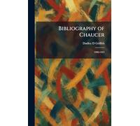 Bibliography of Chaucer: 1908-1924