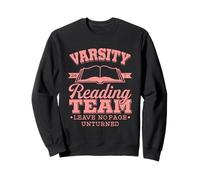 Bibliomania Varsity Reading Team Literate Book Nerd Felpa