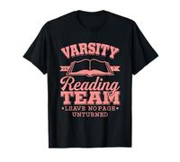 Bibliomania Varsity Reading Team Literate Book Nerd Maglietta