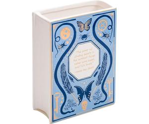 Bibliophile Ceramic Vase: Collected Curiosities