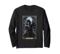Biblioteca al Chiaro di Luna The Reader Dragon Tarot Fantasy Maglia a Manica