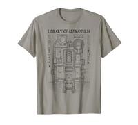 Biblioteca di Alessandria Planimetria Archeologia Archeologo Maglietta