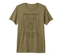 Biblioteca di Alessandria Planimetria Archeologia Archeologo Maglietta Premium