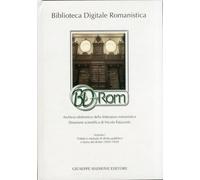 Biblioteca Digitale Romanistica BD-Rom (volume CD-ROM)