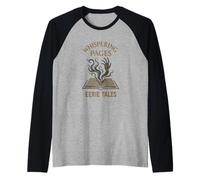 Biblioteca infestata Libri gotici Archivi spettrali Lettore spettrale Maglia con Maniche Raglan