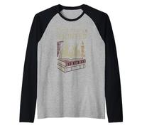 Biblioteca infestata Libri gotici Archivi spettrali Lettore spettrale Maglia con Maniche Raglan