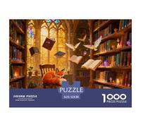 Biblioteca Magica Puzzle in Legno Impermeabile DIY Puzzles Da 1000 Pezzi Regali Per Adulti Impossibili Per Decorazioni Domestiche