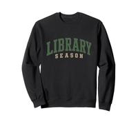 Biblioteca Stagione Libro Amante Estetica Varsity Graphic Felpa
