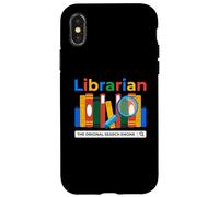 Bibliotecario Il motore di ricerca originale | Library Bookworm Custodia per iPhone X/XS