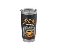 Bibliotecario per gli amanti del caffè Bibliotecario della scuola del caffè Bicchiere termico in acciaio inox doppia parete
