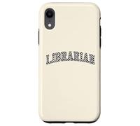 Bibliotecario scolastico, regalo per il giorno della biblioteca, apprezzamento degli insegnanti Custodia per iPhone XR