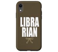 Bibliotecario scolastico, regalo per il giorno della biblioteca, apprezzamento degli insegnanti Custodia per iPhone XR