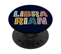 Bibliotecario scolastico, regalo per il giorno della biblioteca, apprezzamento degli insegnanti PopSockets PopGrip Adesivo