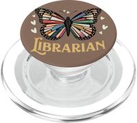 Bibliotecario scolastico, regalo per il giorno della biblioteca, apprezzamento degli insegnanti PopSockets PopGrip per MagSafe