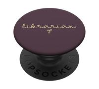 Bibliotecario scolastico, regalo per il giorno della biblioteca, apprezzamento degli insegnanti PopSockets PopGrip Adesivo